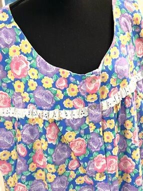 Carole Multicolor Floral Fabric house dress- XL